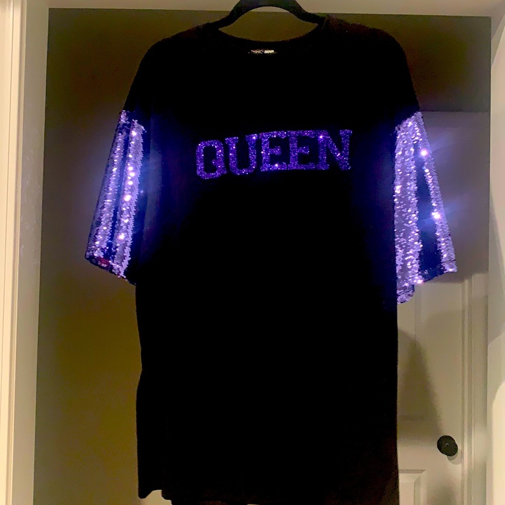 QUEEN SEQUIN TOP - Picture 7 of 12